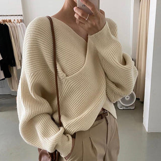 Modeva | Pull en tricot croisé chic