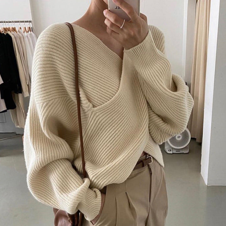 Modeva | Pull en tricot croisé chic