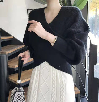 Modeva | Pull en tricot croisé chic