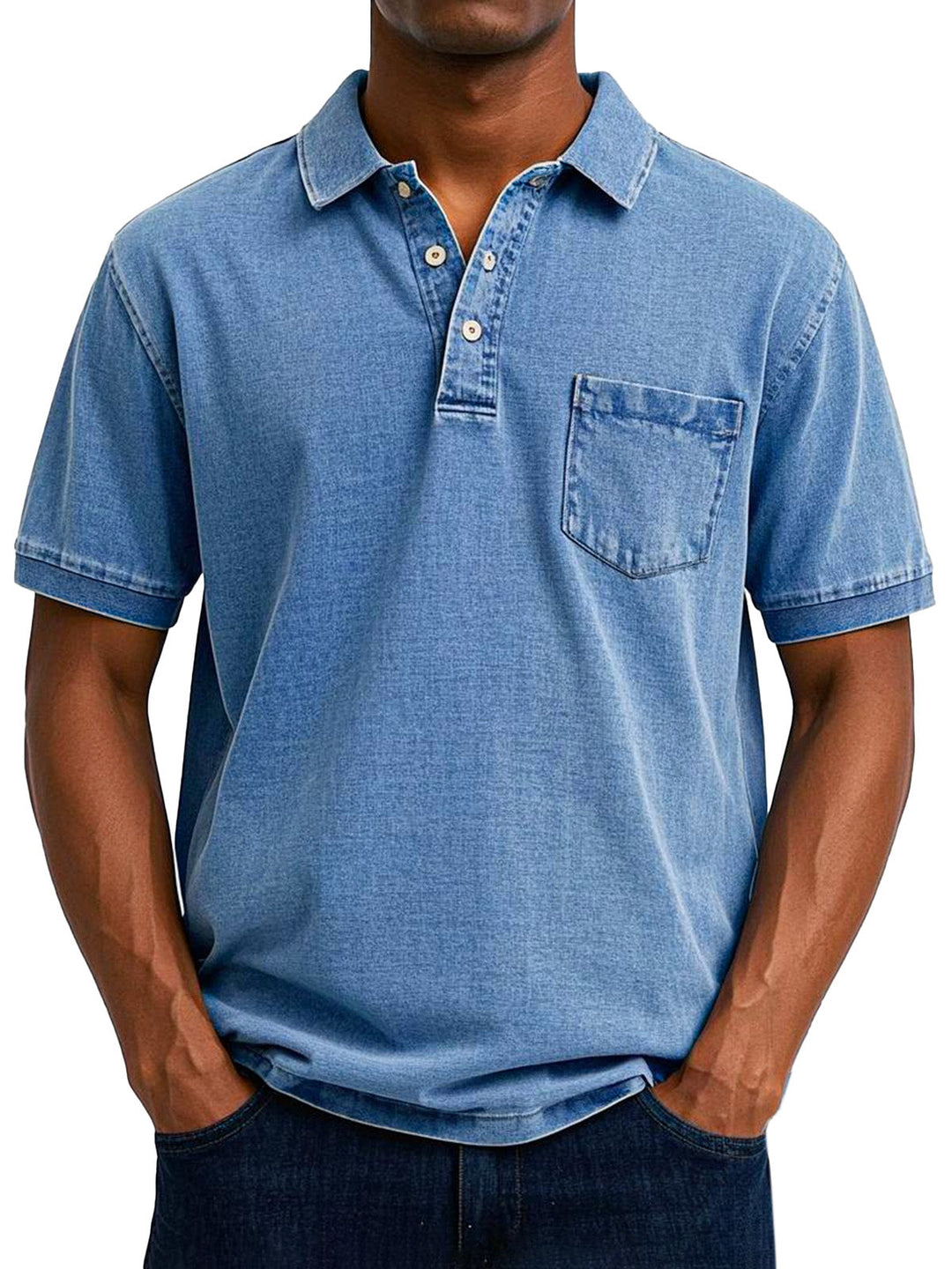 Modeva  | Chemise Polo Vintage Décontractée pour Homme