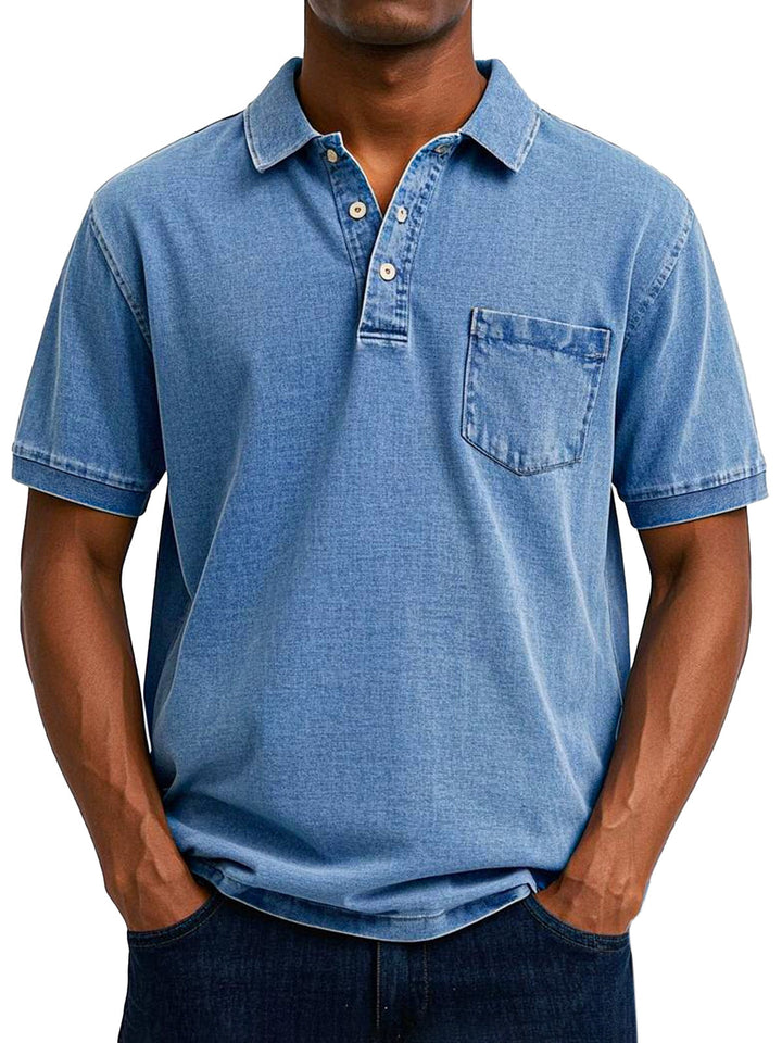 Modeva  | Chemise Polo Vintage Décontractée pour Homme