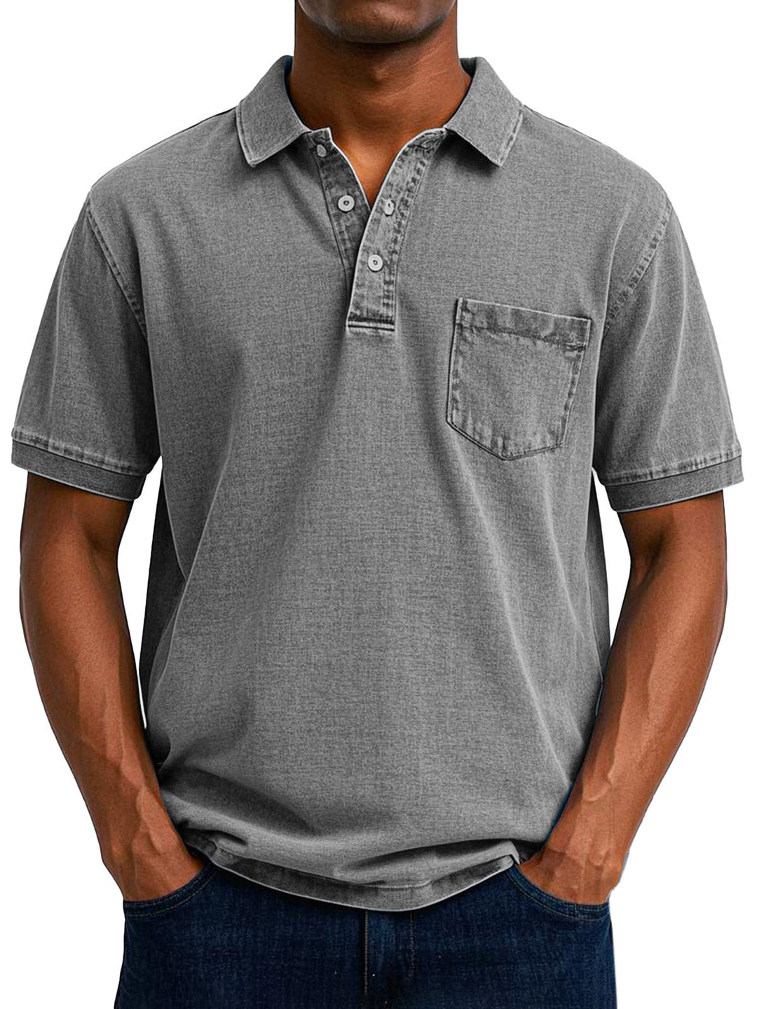 Modeva  | Chemise Polo Vintage Décontractée pour Homme