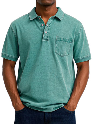 Modeva  | Chemise Polo Vintage Décontractée pour Homme