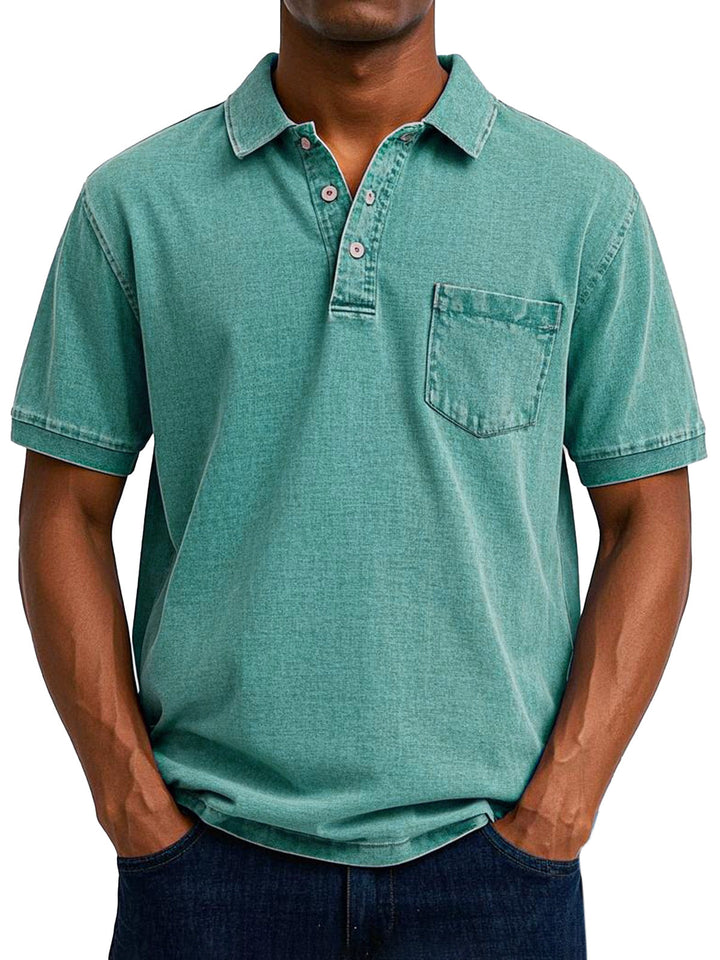 Modeva  | Chemise Polo Vintage Décontractée pour Homme