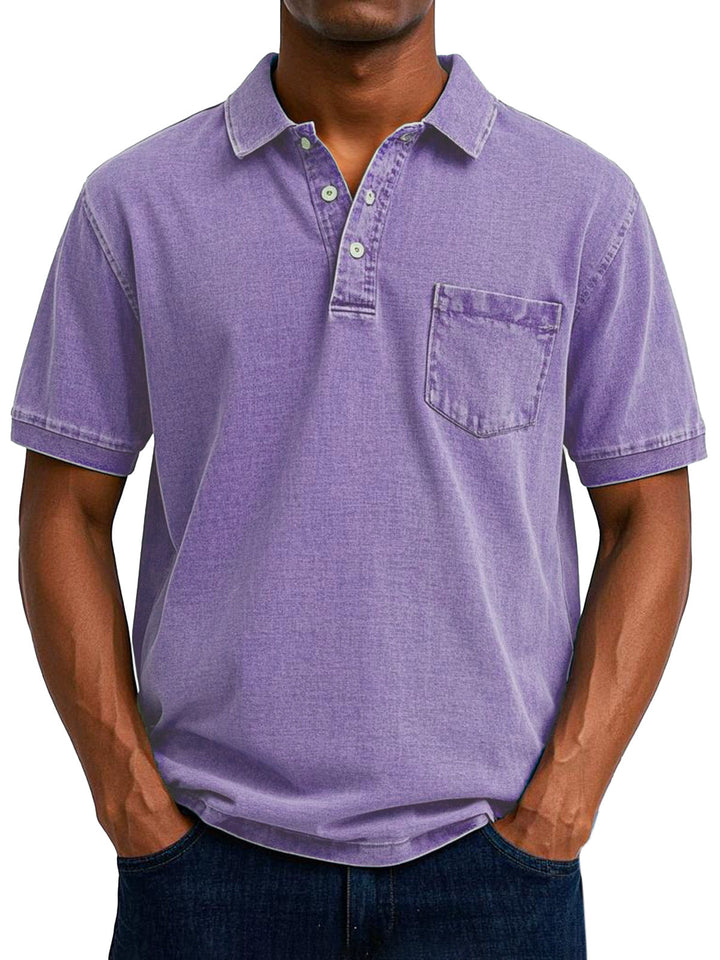 Modeva  | Chemise Polo Vintage Décontractée pour Homme