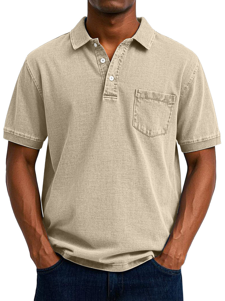 Modeva  | Chemise Polo Vintage Décontractée pour Homme
