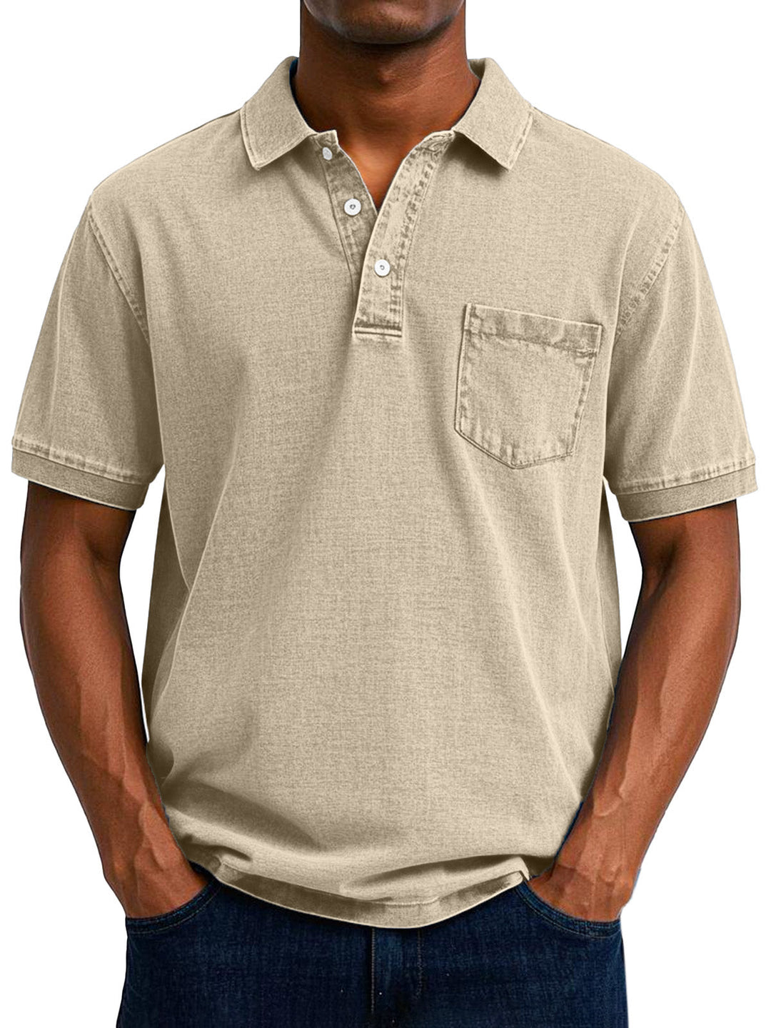 Modeva  | Chemise Polo Vintage Décontractée pour Homme