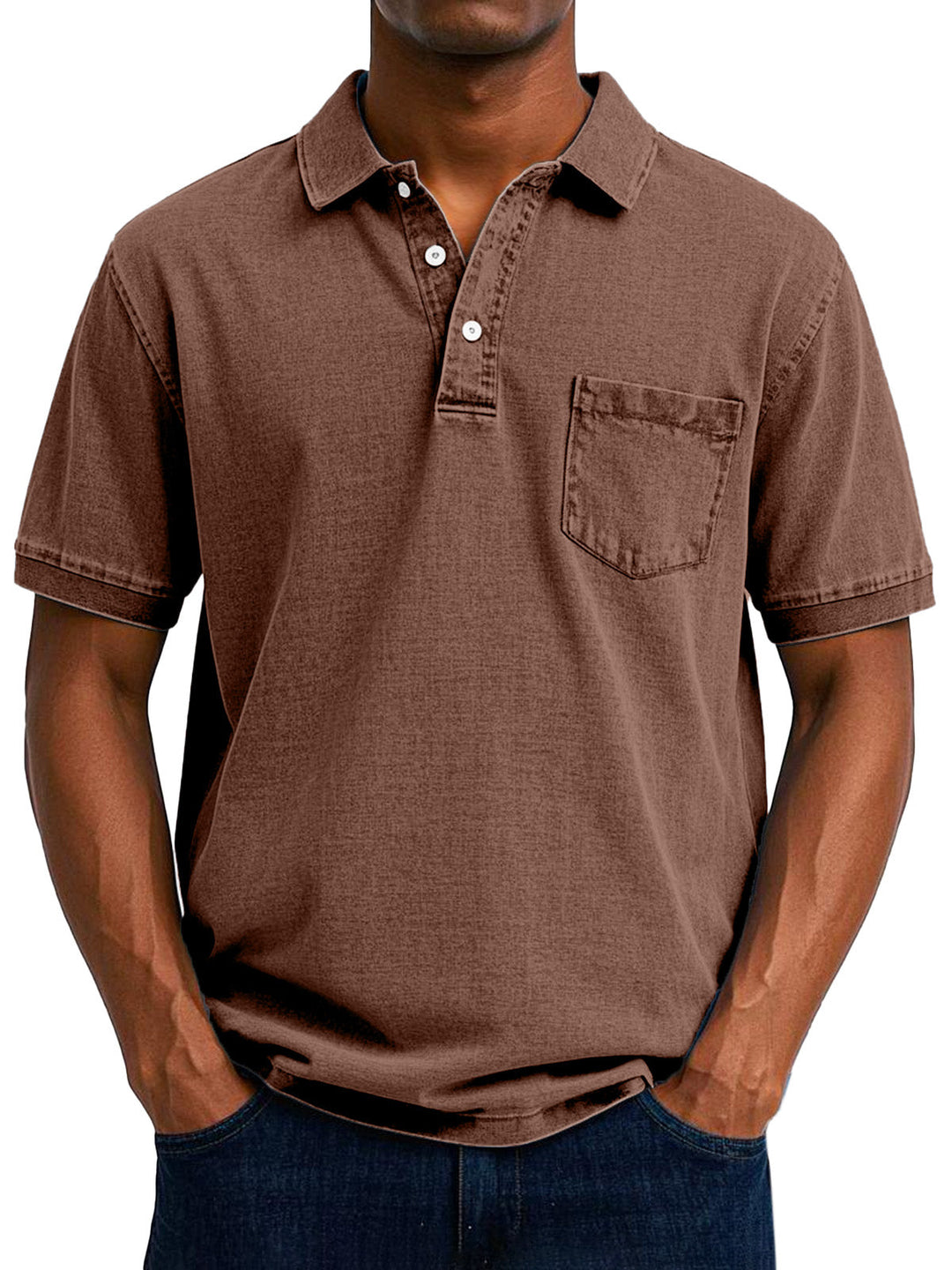 Modeva  | Chemise Polo Vintage Décontractée pour Homme
