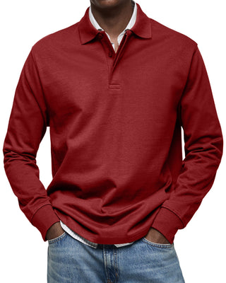 Modeva | Chemise Poloshirt Casual à Manches Longues