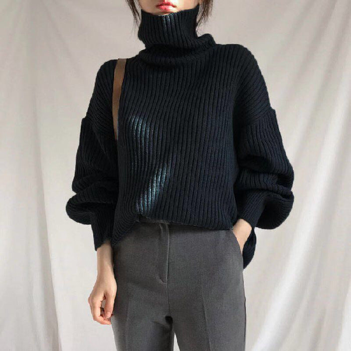 Modeva | Luxe Pull à col roulé et à manches ballon