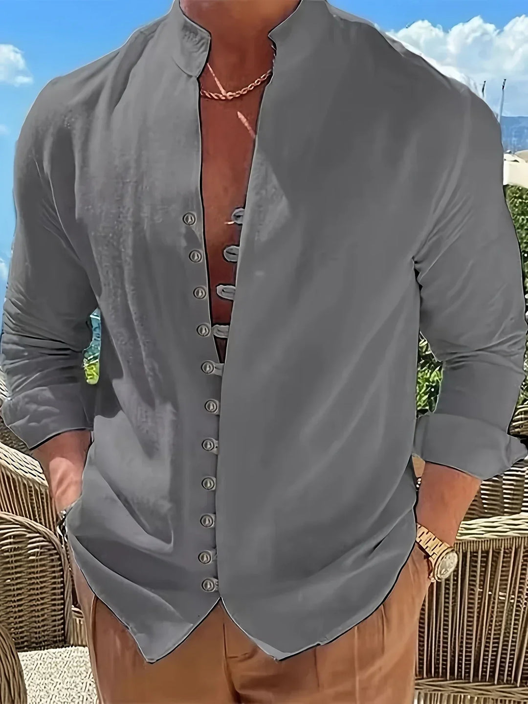 Modeva | Chemise légère en coton à manches longues
