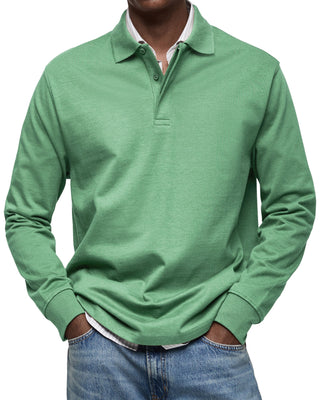 Modeva | Chemise Poloshirt Casual à Manches Longues