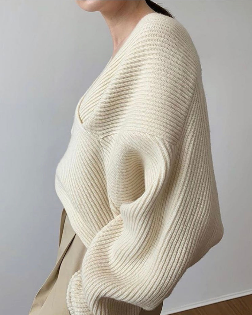 Modeva | Pull en tricot croisé chic
