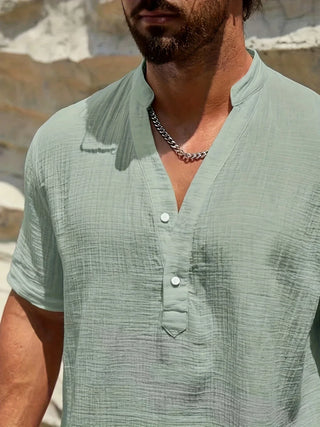 Modeva | Chemise d’été élégante à col montant