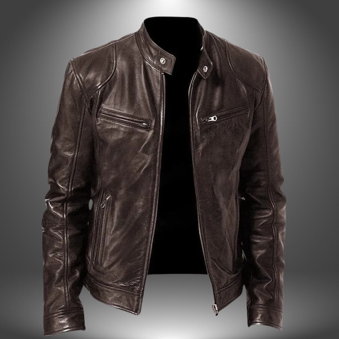 Modeva | Veste en cuir artisanal pour homme