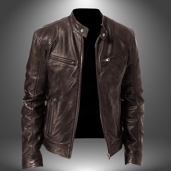 Modeva | Veste en cuir artisanal pour homme