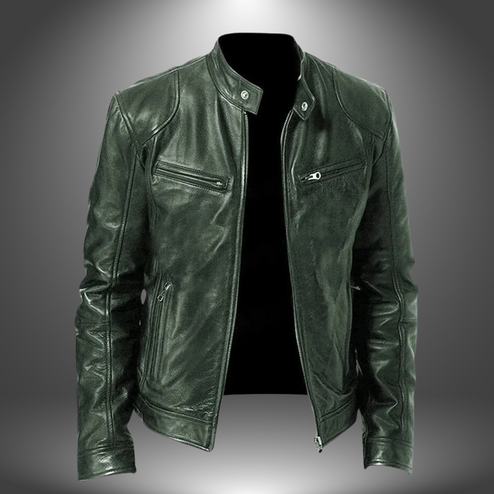 Modeva | Veste en cuir artisanal pour homme