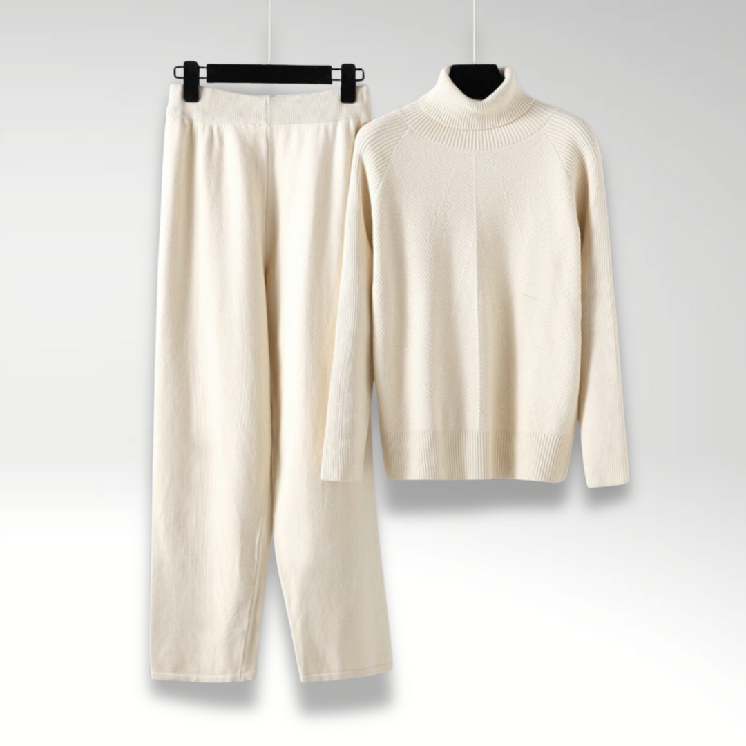 Modeva | Ensemble deux pièces Lounge en tricot torsadé