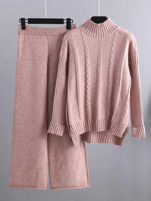 Modeva | Ensemble deux pièces Lounge en tricot torsadé