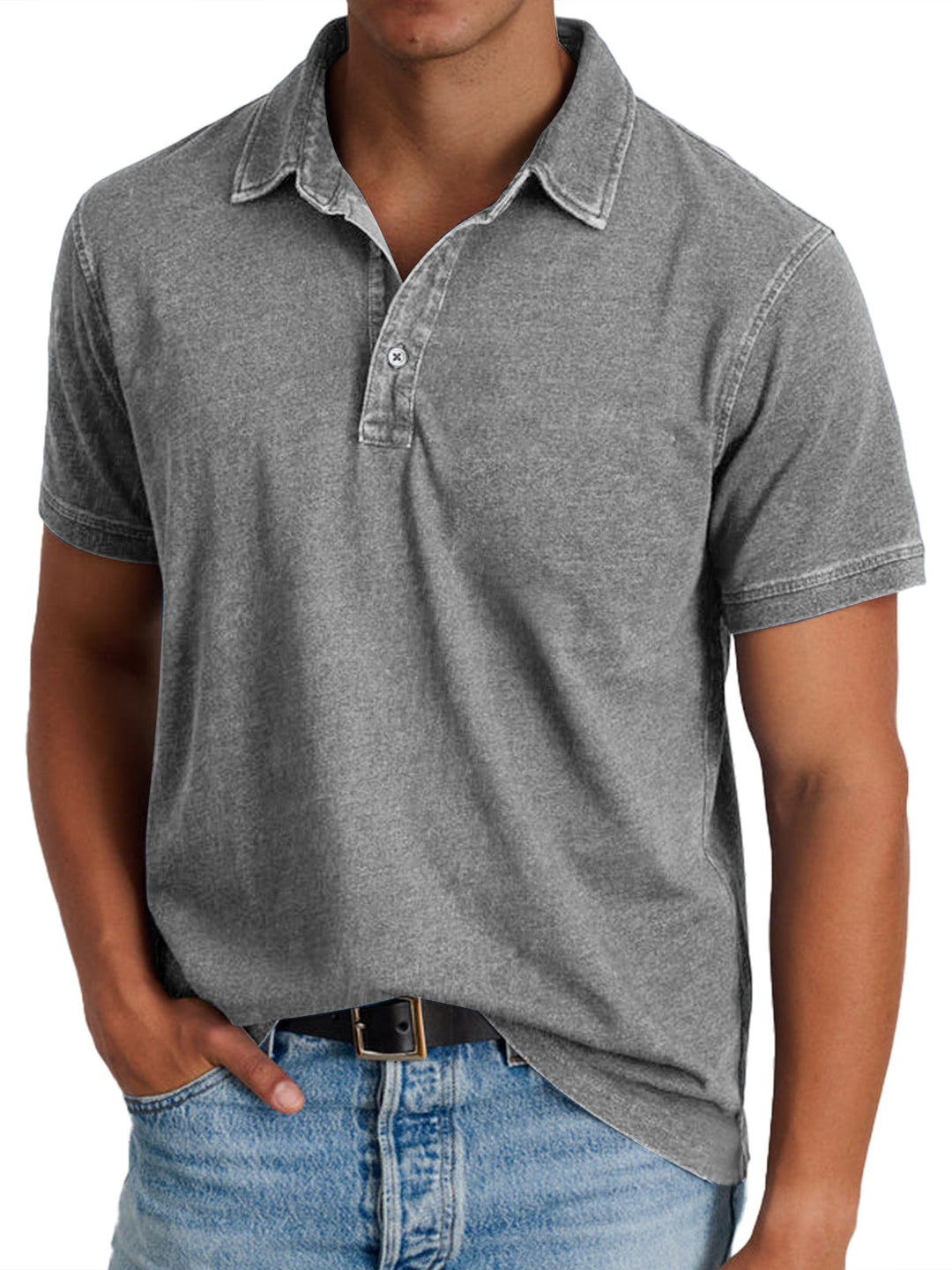 Modeva | Polo avec collier pour hommes