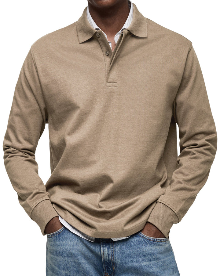Modeva | Chemise Poloshirt Casual à Manches Longues