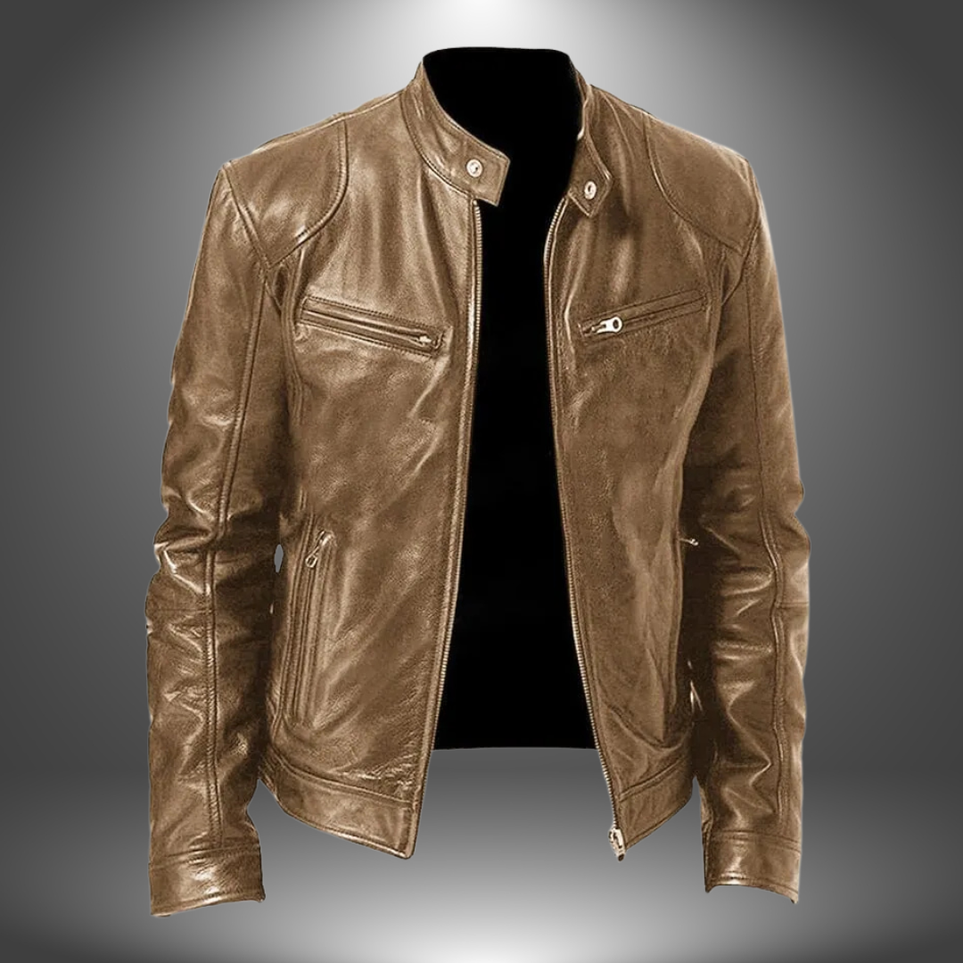 Modeva | Veste en cuir artisanal pour homme