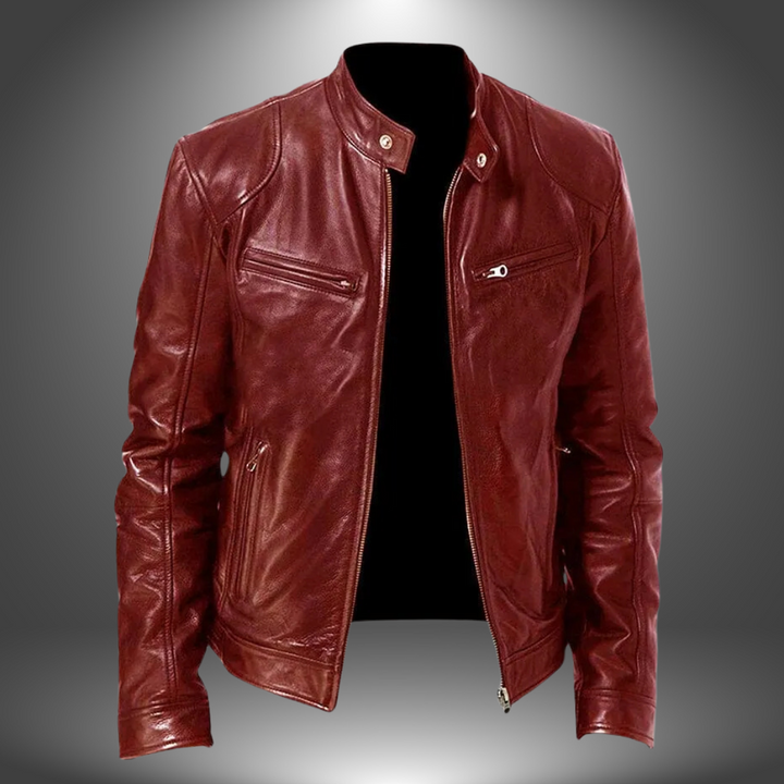 Modeva | Veste en cuir artisanal pour homme