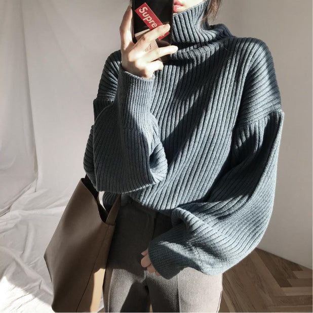 Modeva | Luxe Pull à col roulé et à manches ballon