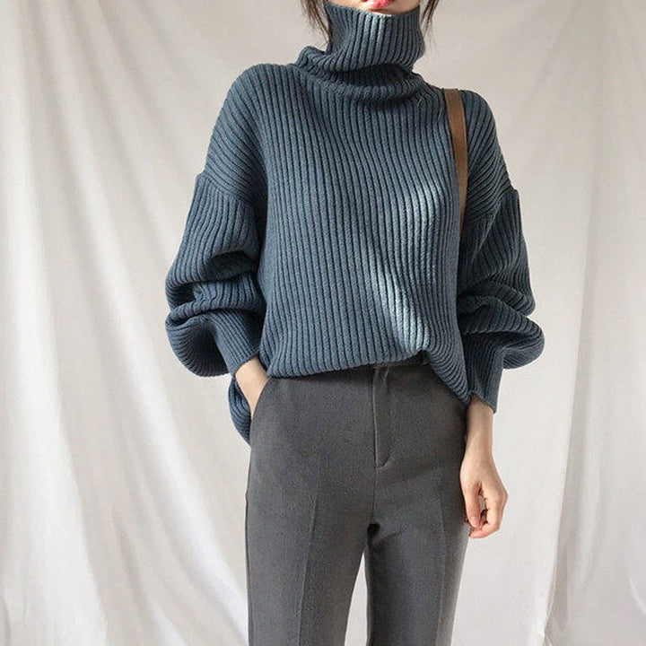 Modeva | Luxe Pull à col roulé et à manches ballon