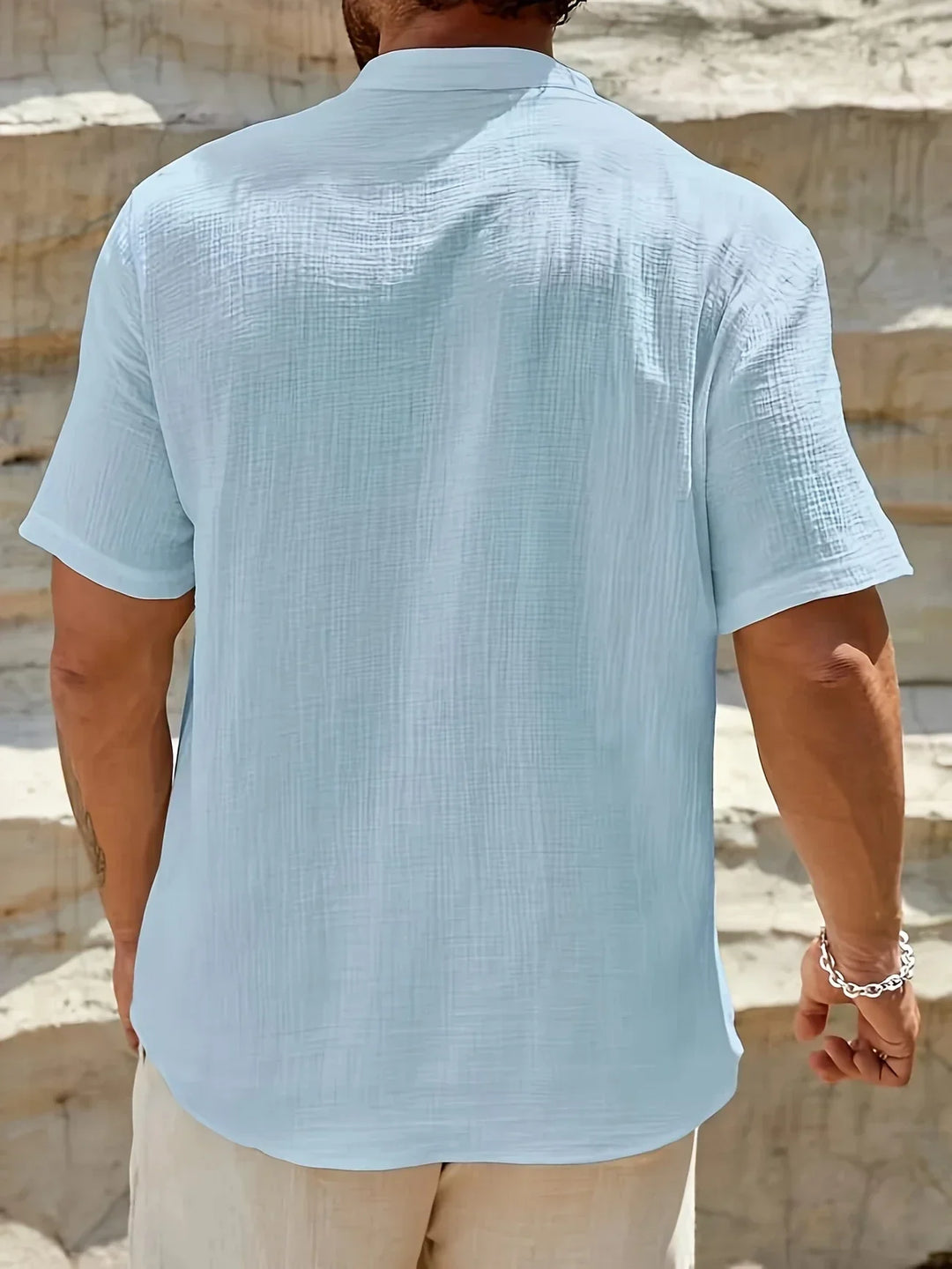 Modeva | Chemise d’été élégante à col montant