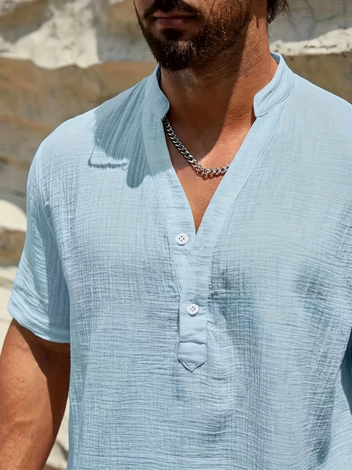 Modeva | Chemise d’été élégante à col montant