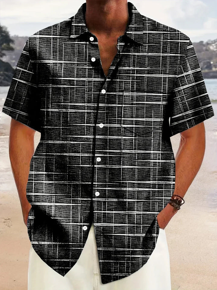 Modeva | Chemise élégante à motif rayé et à carreaux