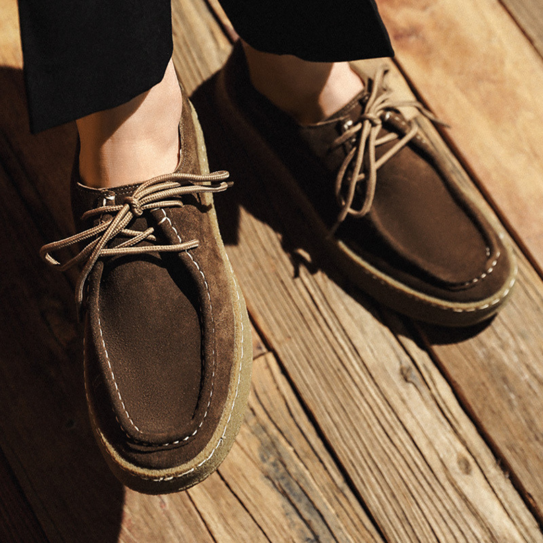 Modeva | Chaussures de ville en daim haut de gamme
