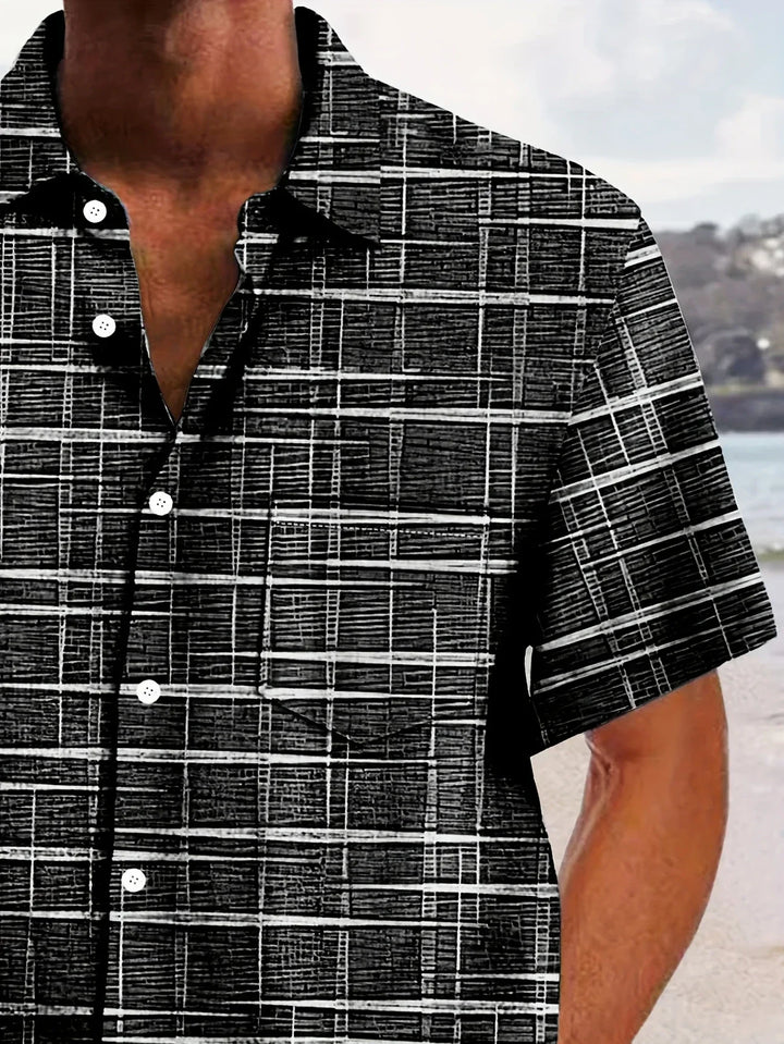Modeva | Chemise élégante à motif rayé et à carreaux