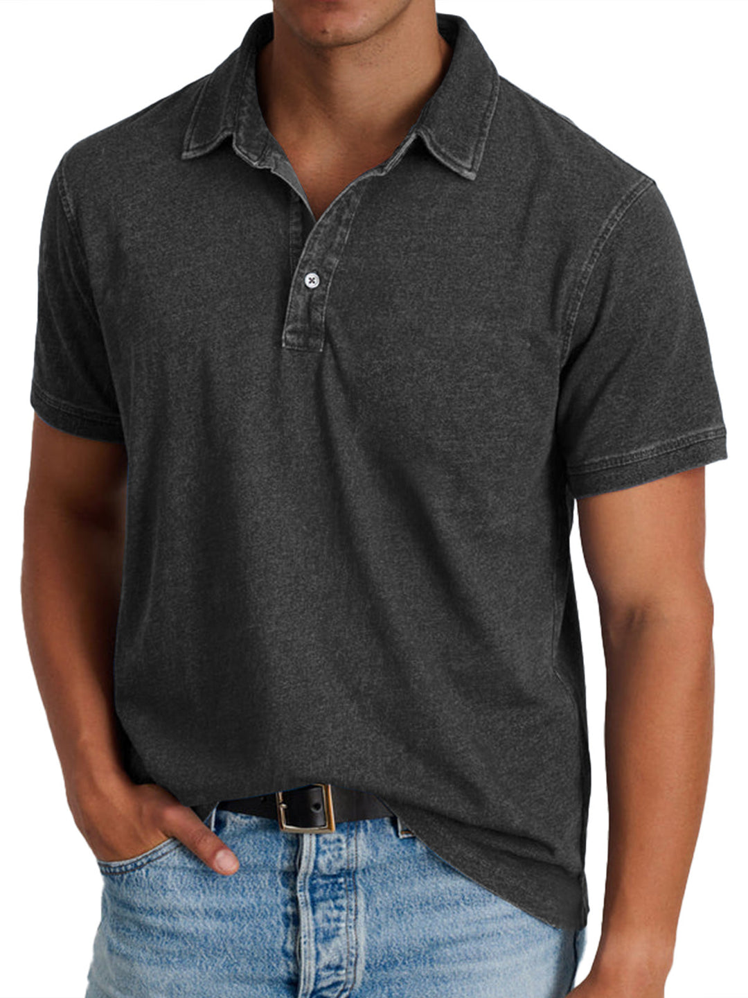 Modeva | Polo avec collier pour hommes