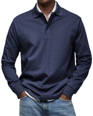 Modeva | Chemise Poloshirt Casual à Manches Longues