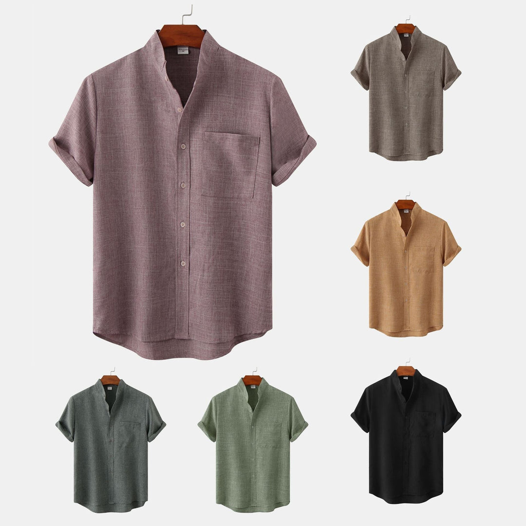 Modeva | Chemise en coton unie avec boutons