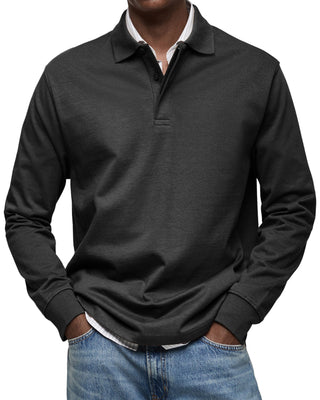 Modeva | Chemise Poloshirt Casual à Manches Longues