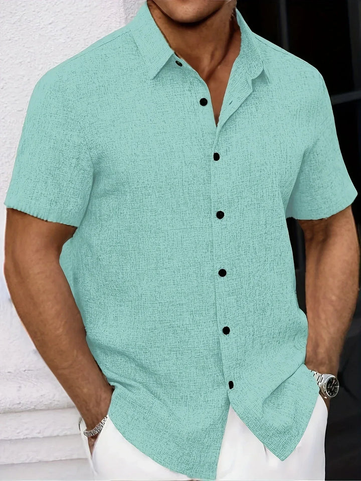 Modeva | Chemise légère à manches courtes en mélange de lin