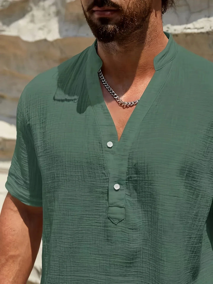 Modeva | Chemise d’été élégante à col montant