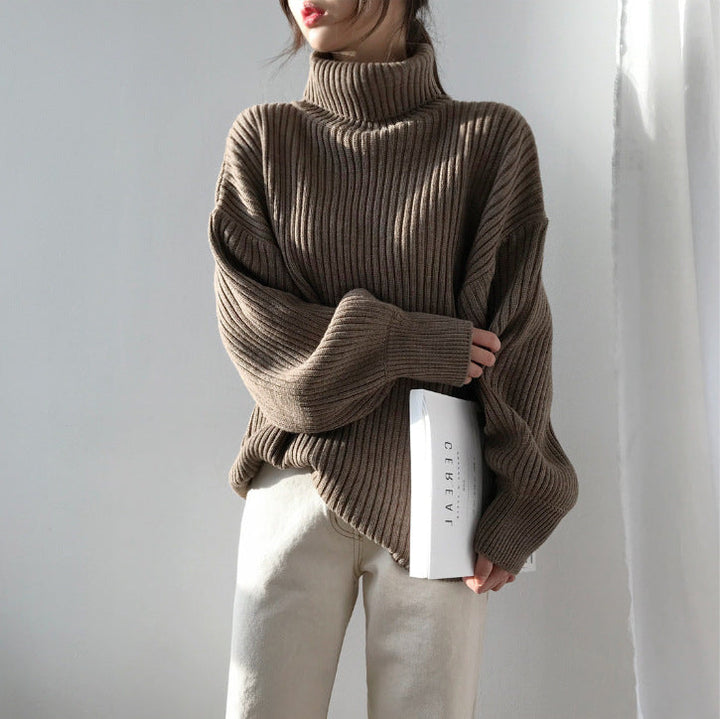 Modeva | Luxe Pull à col roulé et à manches ballon