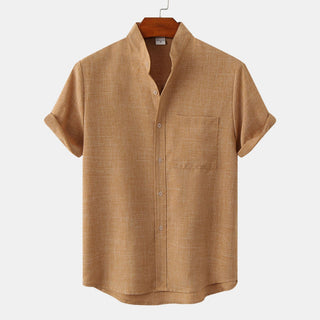 Modeva | Chemise en coton unie avec boutons