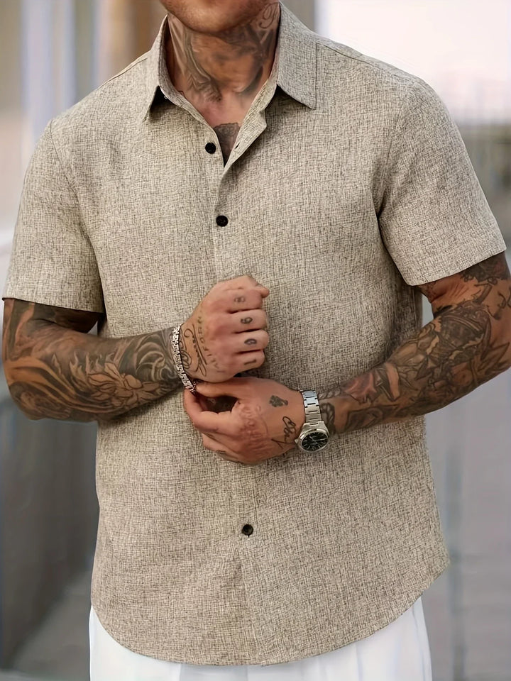 Modeva | Chemise légère à manches courtes en mélange de lin