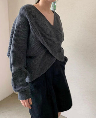 Modeva | Pull en tricot croisé chic