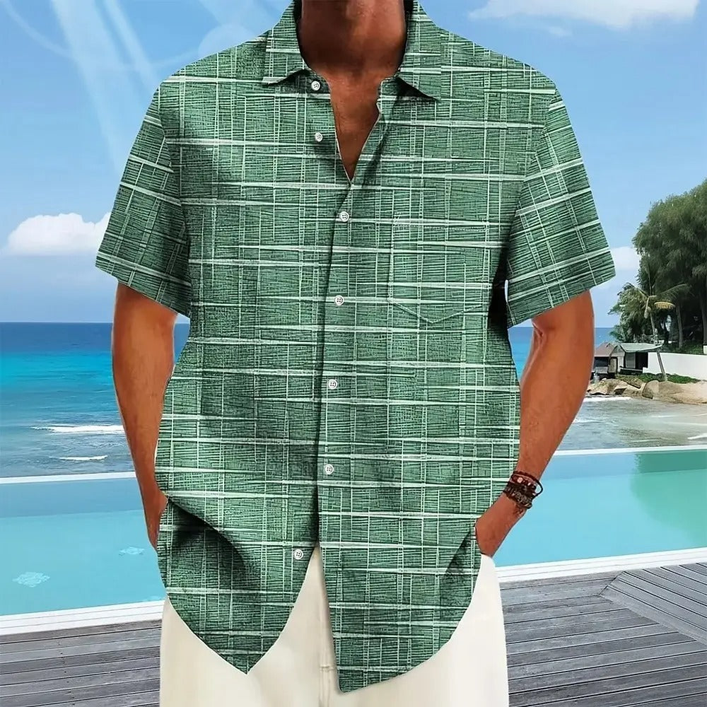 Modeva | Chemise élégante à motif rayé et à carreaux