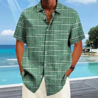 Modeva | Chemise élégante à motif rayé et à carreaux