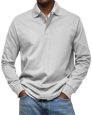 Modeva | Chemise Poloshirt Casual à Manches Longues