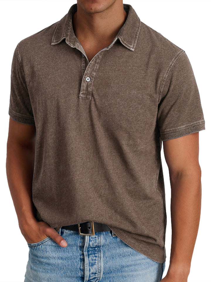 Modeva | Polo avec collier pour hommes