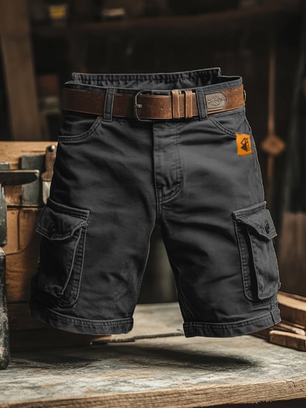 Modeva | Short cargo rétro à poches multiples