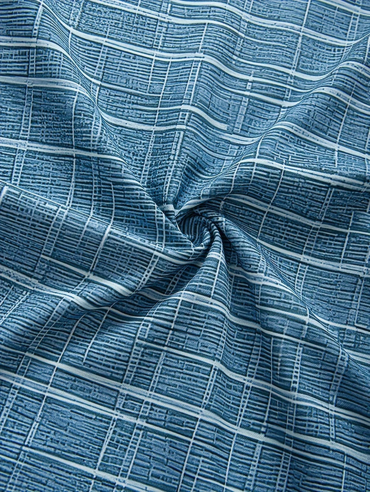 Modeva | Chemise élégante à motif rayé et à carreaux